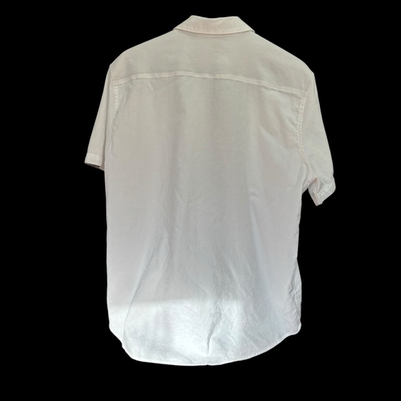 Robert Graham Classic Fit White Floral Pattern Short Slve M XL Button Shirt - Picture 3 of 8